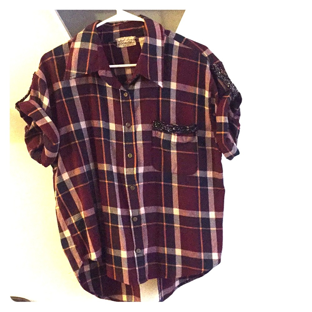 Short Sleeve Rocker Button Down